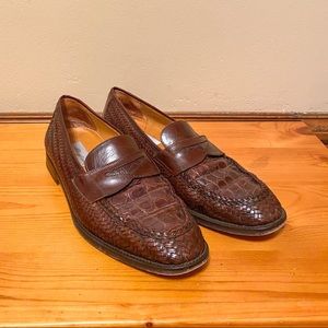 Mezlan Genuine Crocodile Loafers